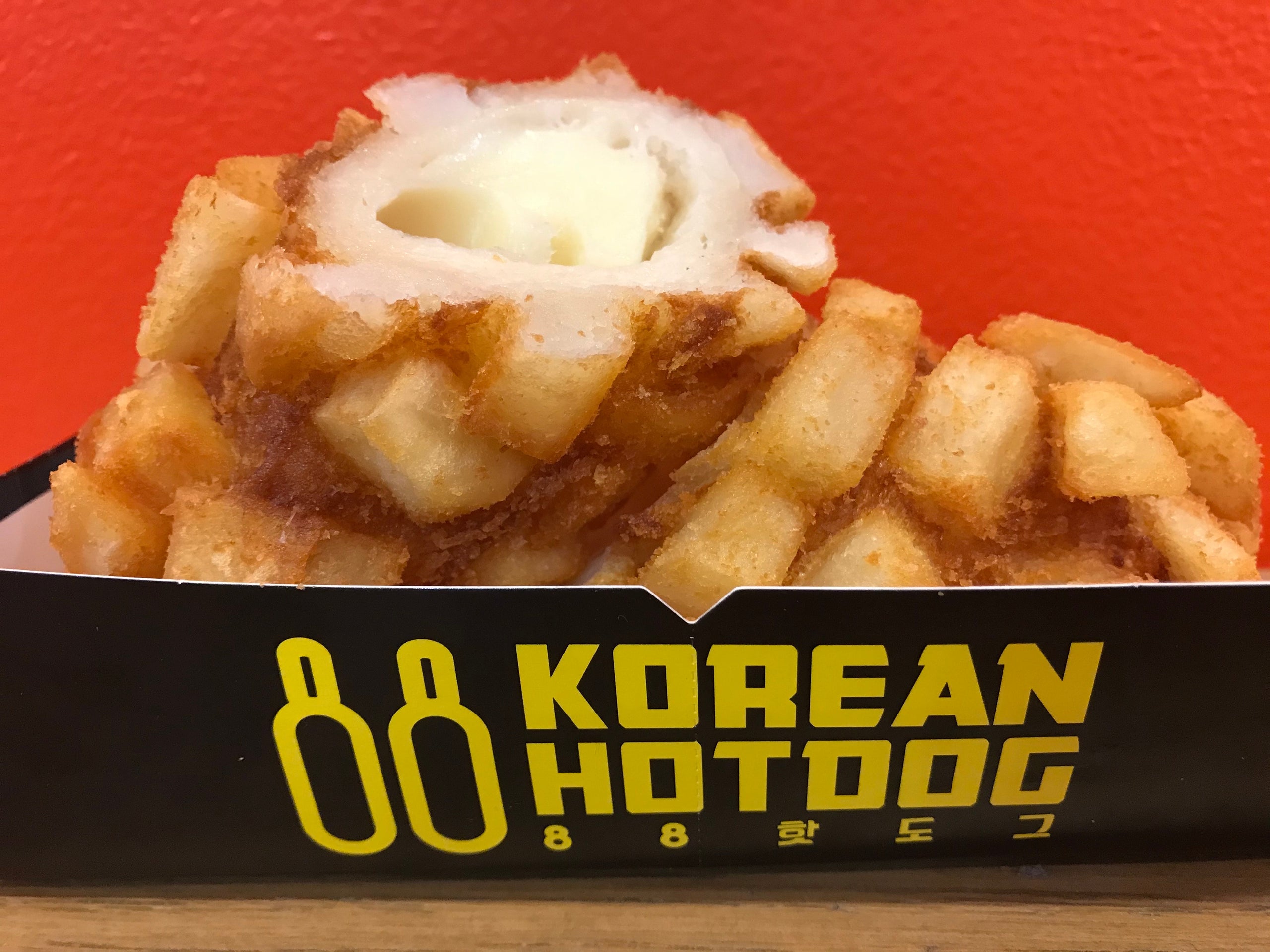 Korean corn dog, Potato Cheese corn dog